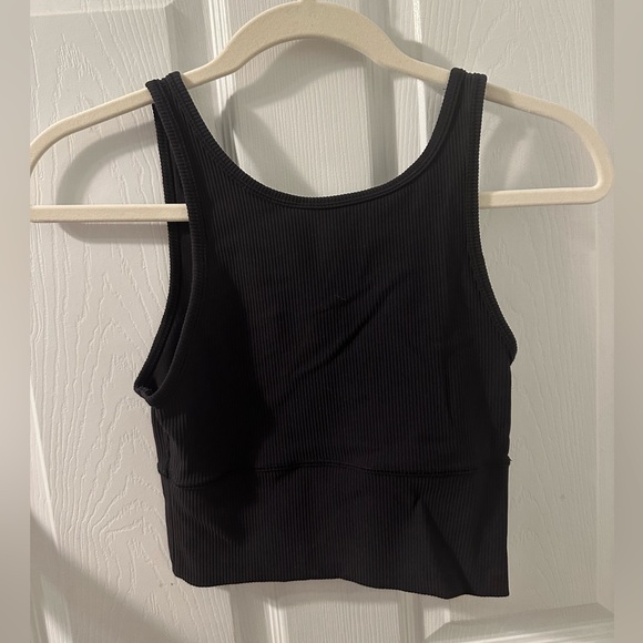 Lululemon Power Pivot Tank- Black size 4 - Picture 1 of 3